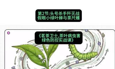 第02节：头号杀手歼灭战&mdash;&mdash;假眼小绿叶蝉与茶尺蠖，课程：《茗茶卫士&mdash;&mdash;茶叶病虫害绿色防控实战课》#识农AI