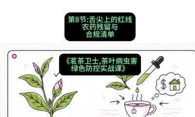 第08节：舌尖上的红线&mdash;&mdash;农药残留与合规清单，课程：《茗茶卫士&mdash;&mdash;茶叶病虫害绿色防控实战课》#识农AI