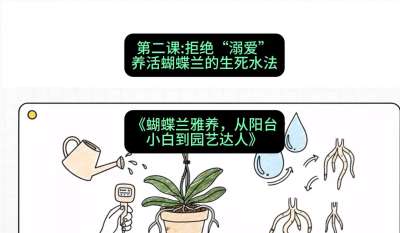 第二节：拒绝&ldquo;溺爱&rdquo;：养活蝴蝶兰的生死水法，课程：《蝴蝶兰雅养六讲：从阳台小白到园艺达人》#识农AI